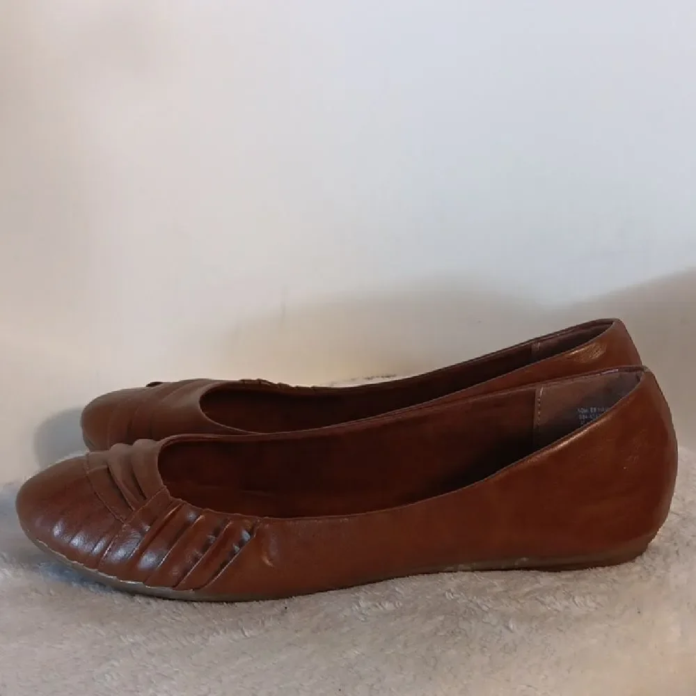 East 5th Brown Vegan Women's Flats
